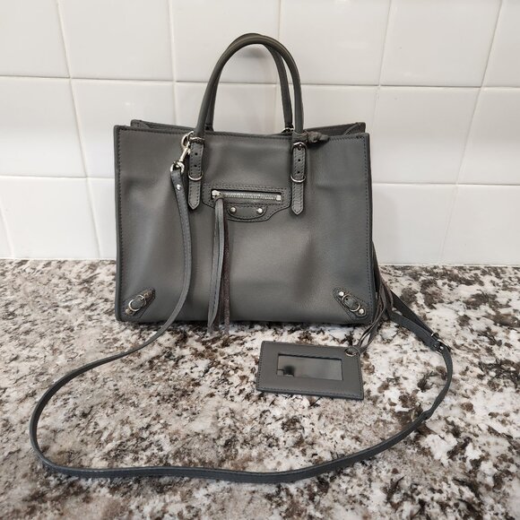 Balenciaga Papier A6 Ziparound Gray Grey - Picture 1 of 16
